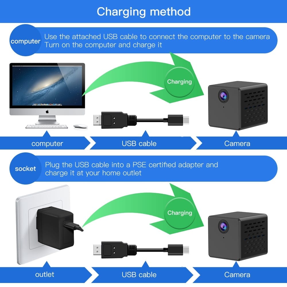 Vstarcam CB71 IP-Minikamera 1080P - Bilde 6