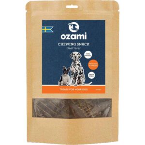 Ozami Premium Beef Liver Hundesnacks Storfe 150g