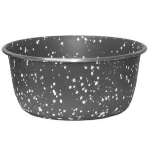 Rustfri stålskål granitt grå