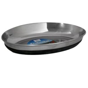 Katteskål Oval Rustfri Antiskli