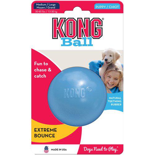 Kong Puppy Ball Hundeleke til valp (2 størrelser)
