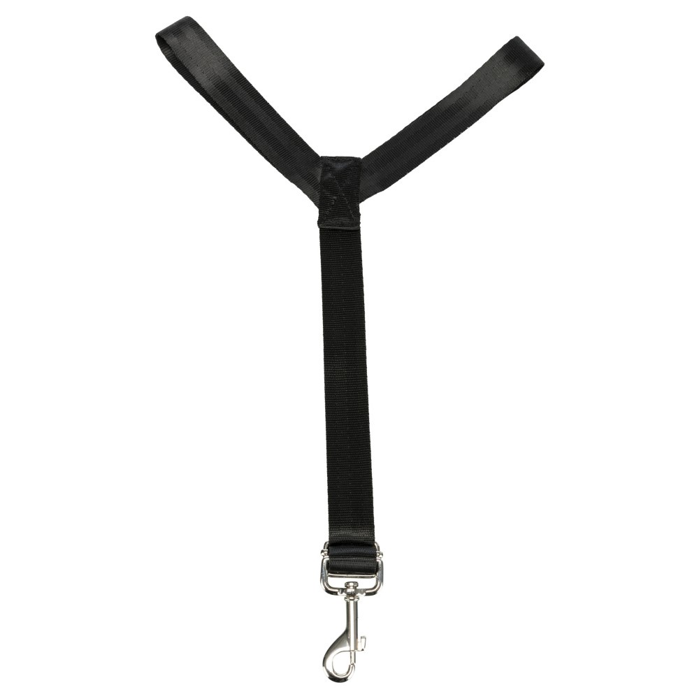 Bilsete til små hunder 41×39×42 cm, sort/grå