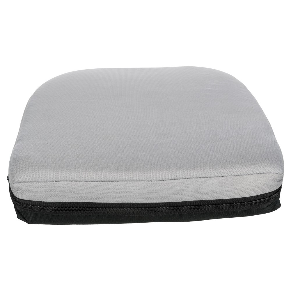 Bilsete til små hunder 41×39×42 cm, sort/grå