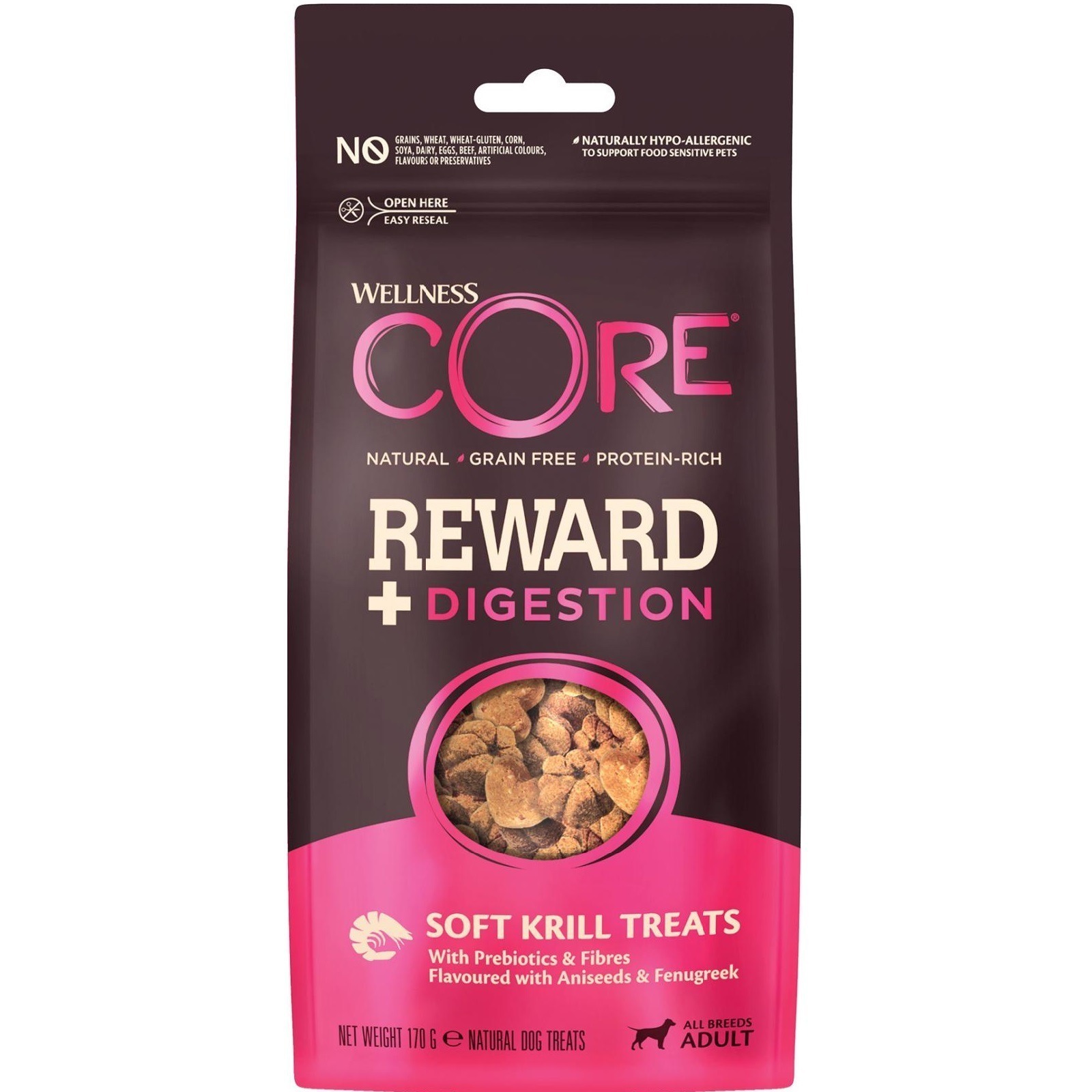 CORE Reward+ Treats Digestion - 8 x 170gram