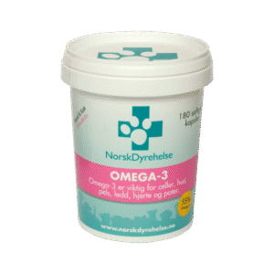 Norsk Dyrehelse Omega 3-kapsler Kosttilskudd Hund Og Katt 180 kapsler