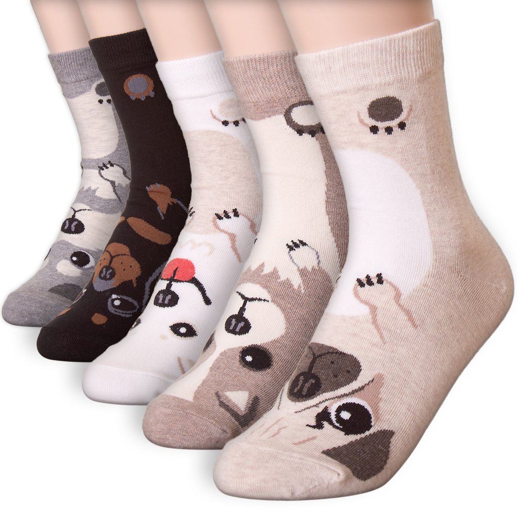 Sokker med Valpemotiv Onesize Bomull