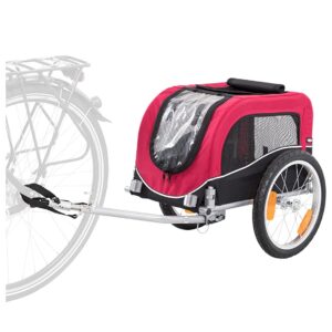 Trixie Sykkelvogn for hund (rød)