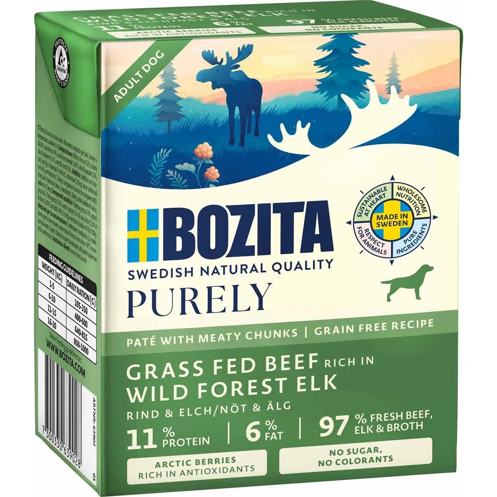 Bozita Purely Pate Elk 6 x 370g