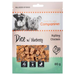 Companion Dice kylling med blåbær 40g
