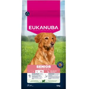 Eukanuba Senior Large Breed Lam og Ris 12kg