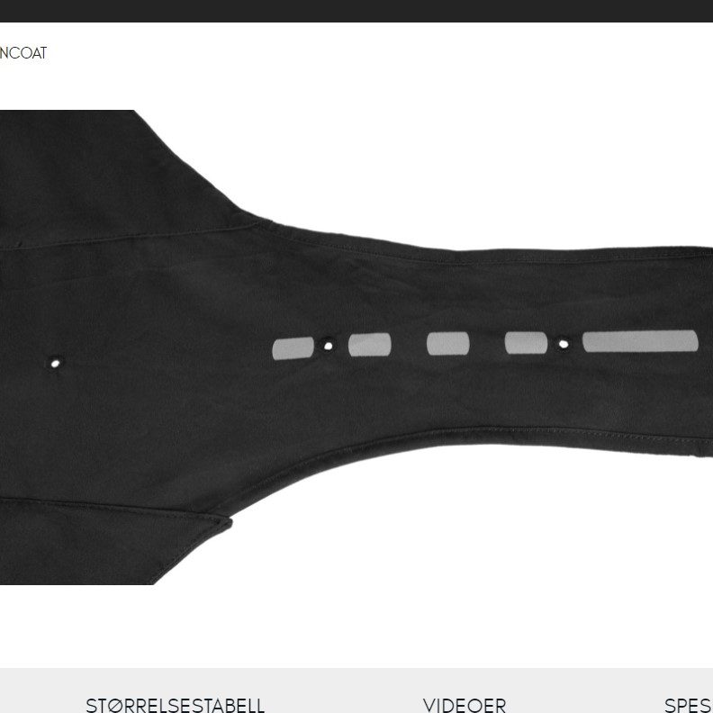 Non-Stop Dogwear Fjord Raincoat Regndekken Oransje-Sort