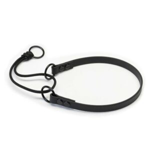 Håndlaget Halsbånd til hund i Biothane materiale