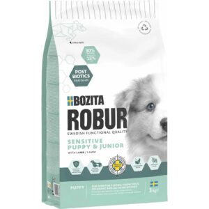 Robur Sensitive Puppy og Junior med Lam