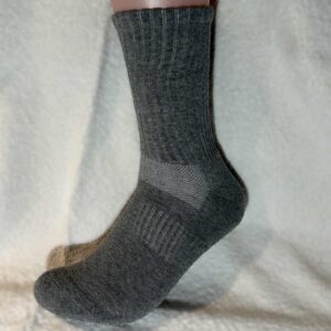 Sokk høy grå i bambus