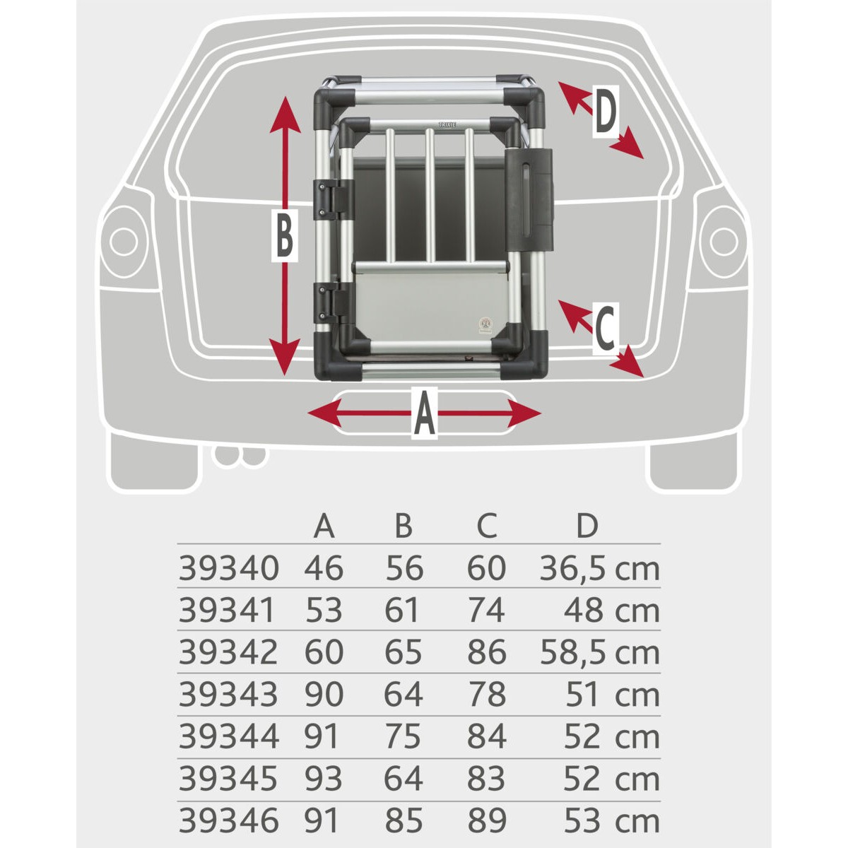 Trixie Aluminium Enkelt Bilbur