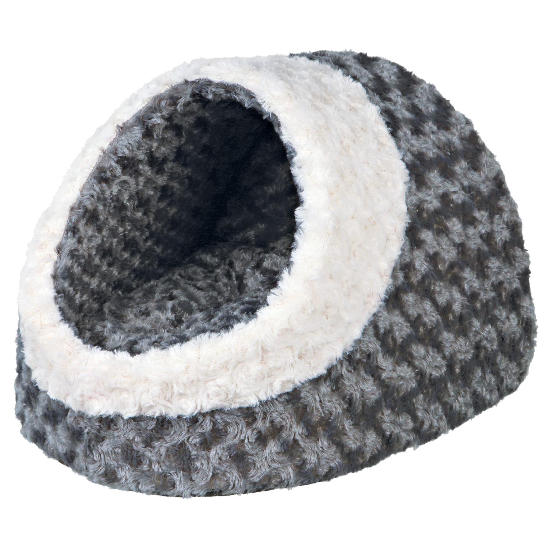 Kaline kattehule 35 × 26 × 41 cm, grå/creme