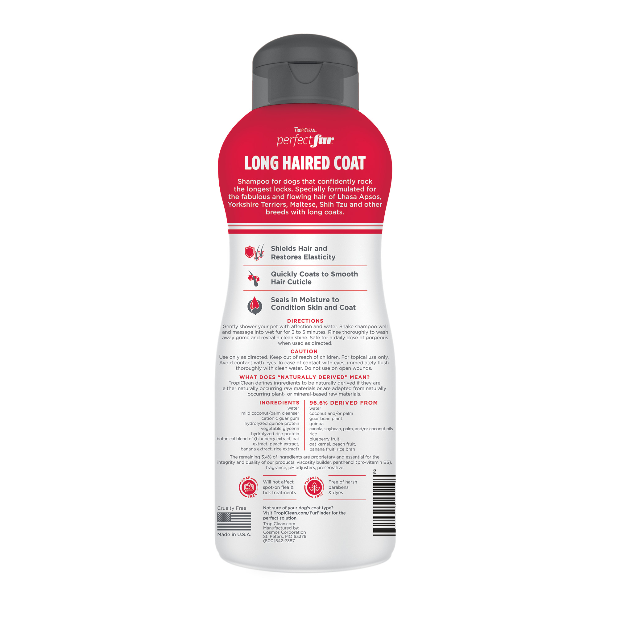 Tropiclean Purfect fur Long Haired Coat Sjampo til hund