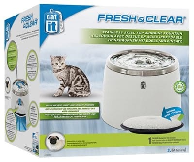 Drikkefontene Catit Fresh and Clear 2 liter