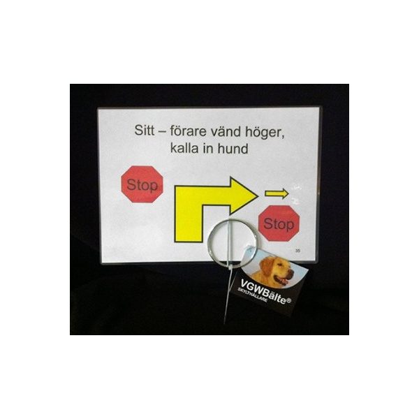 VGW Skiltholdere Rallylydighet -Nummerskilt holdere Agility 10pk